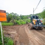 Seinfra atua na limpeza de canais e na manutenção de estradas vicinais do município